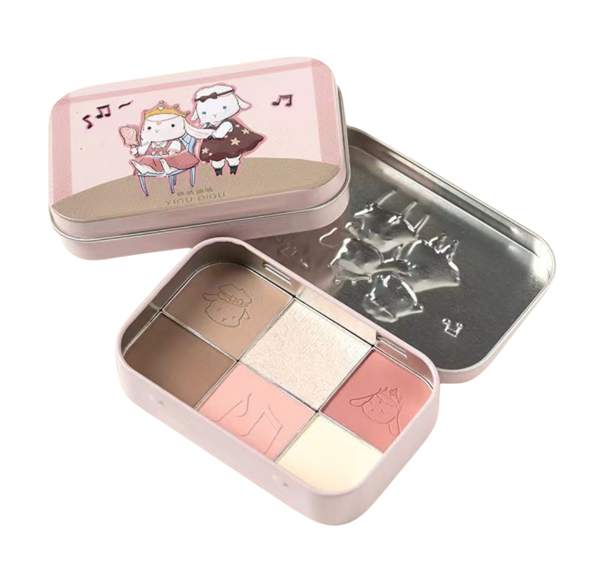 [YIGU DIGU] Travel Series Metal Box Eyeshadow Palette #03