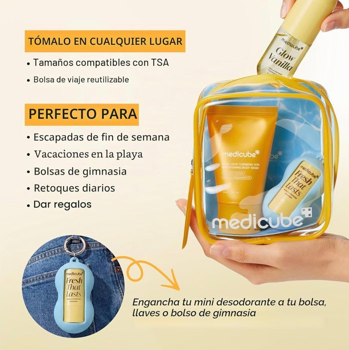 [medicube] Kit corporal Fresh Glow