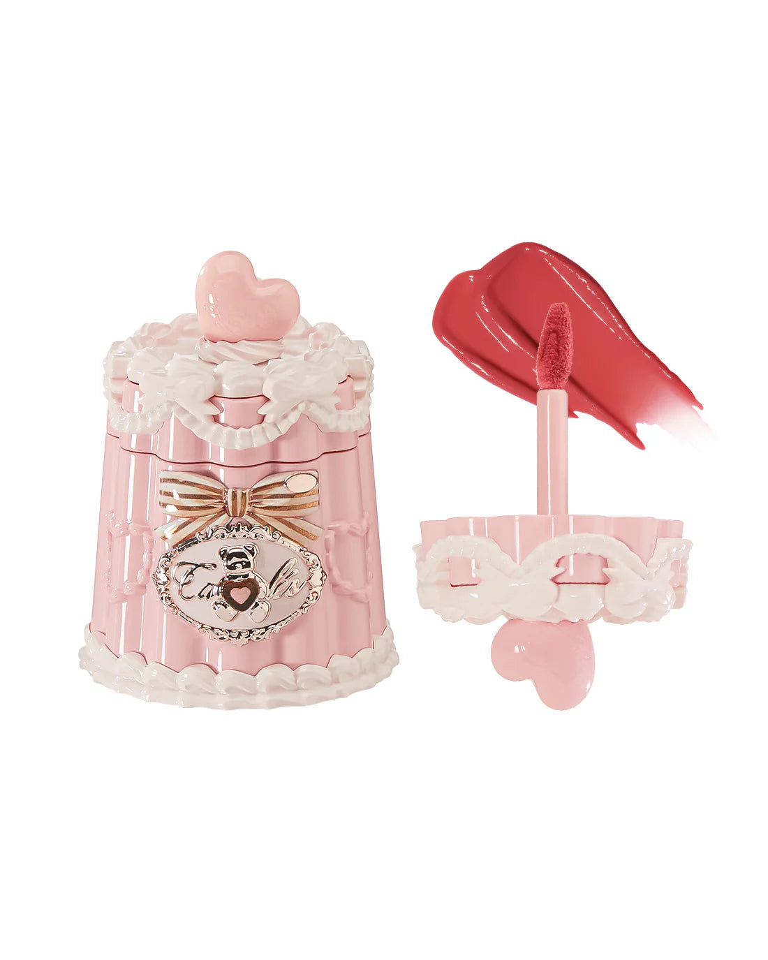 [Flower Knows] The Sweetie Bear Coating Lip Jelly 06 Strawpop