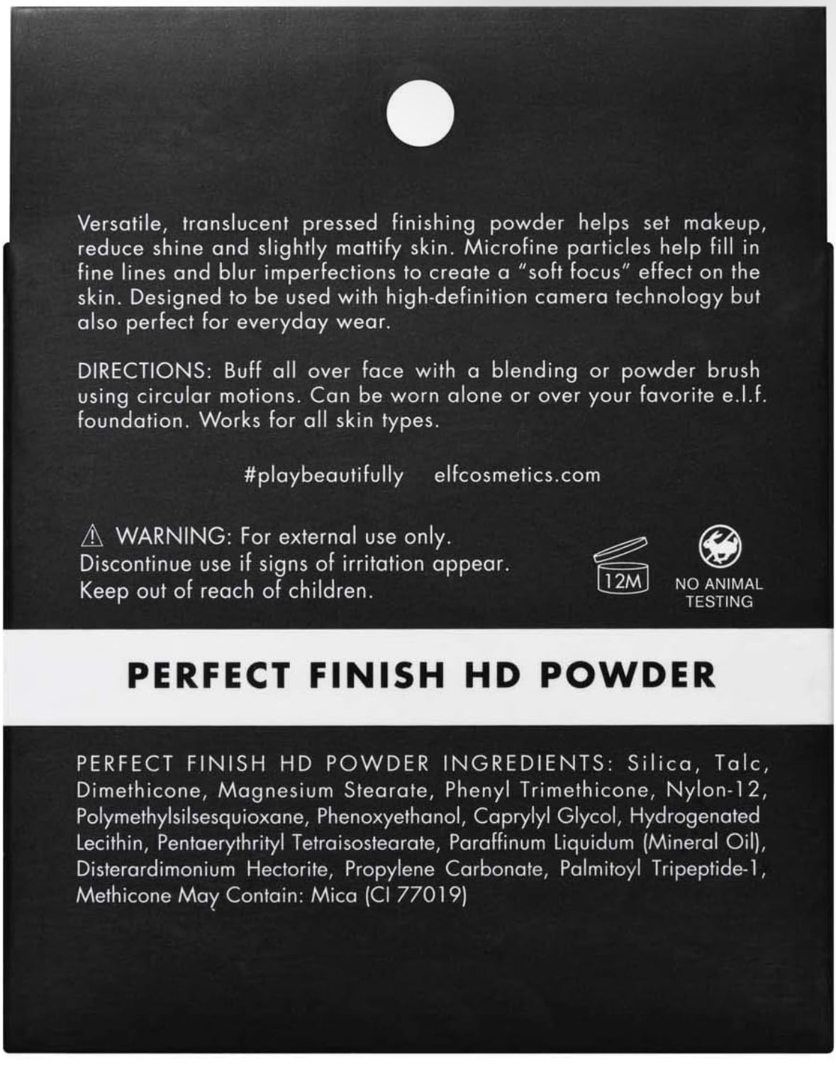 E.l.f Perfect Finish HD Powder