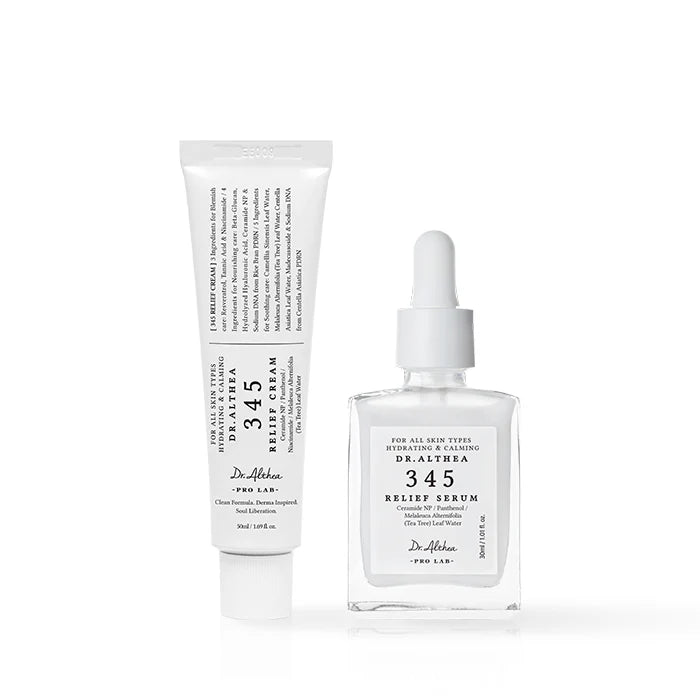 [Dr Althea] 345 Relief Cream+ 345 Serum FULL SIZE SET