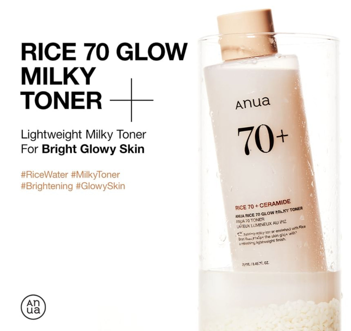 Anua Rice 70 Glow Milky Toner Mini