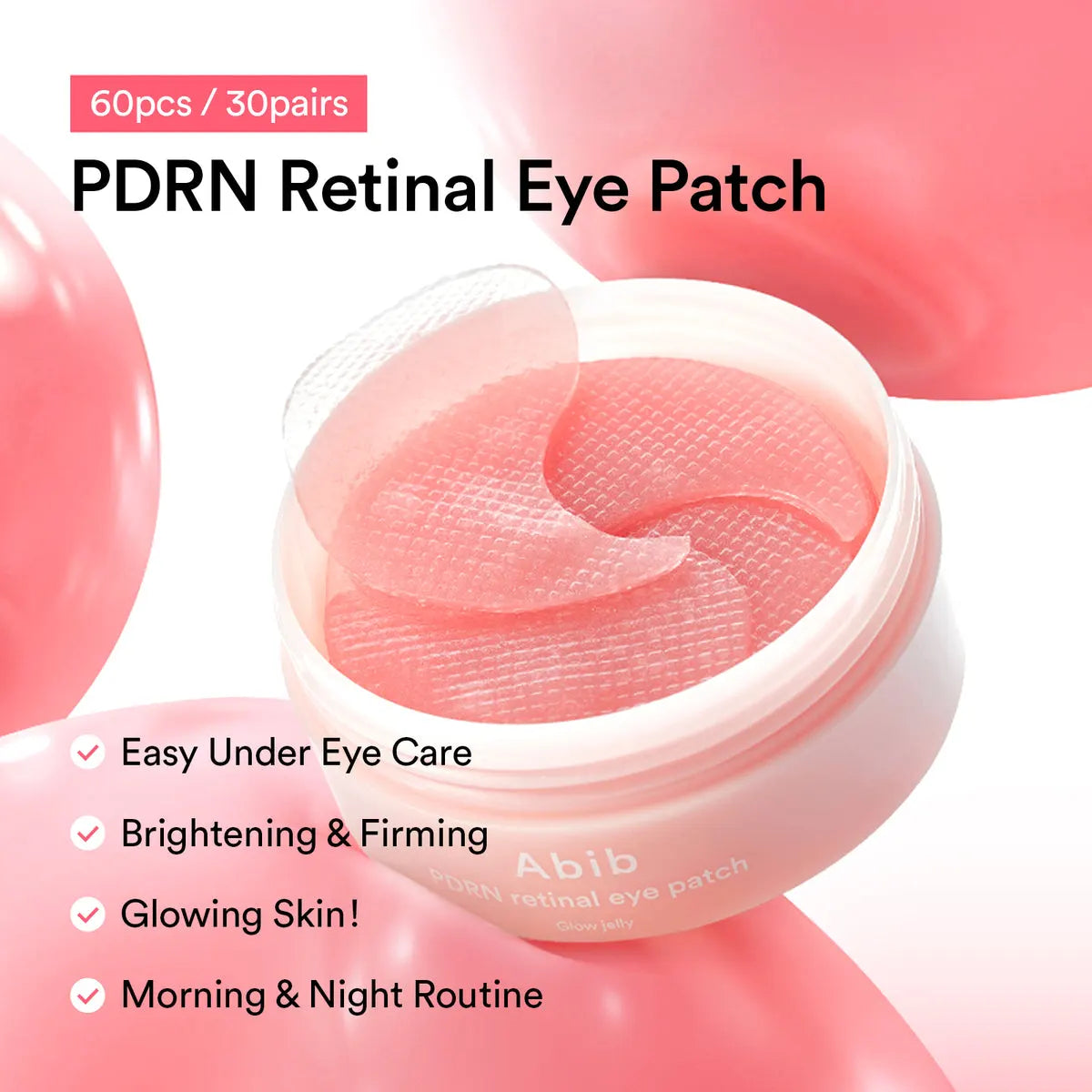 [Abib] PDRN Retinal Eye Patch Glow Jelly 60pcs