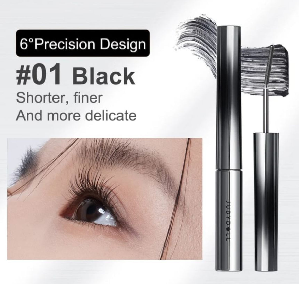 [Judydoll] 3D Curling Eyelash Iron
Mascara- Large Volume 6 Precision Design #01
Black