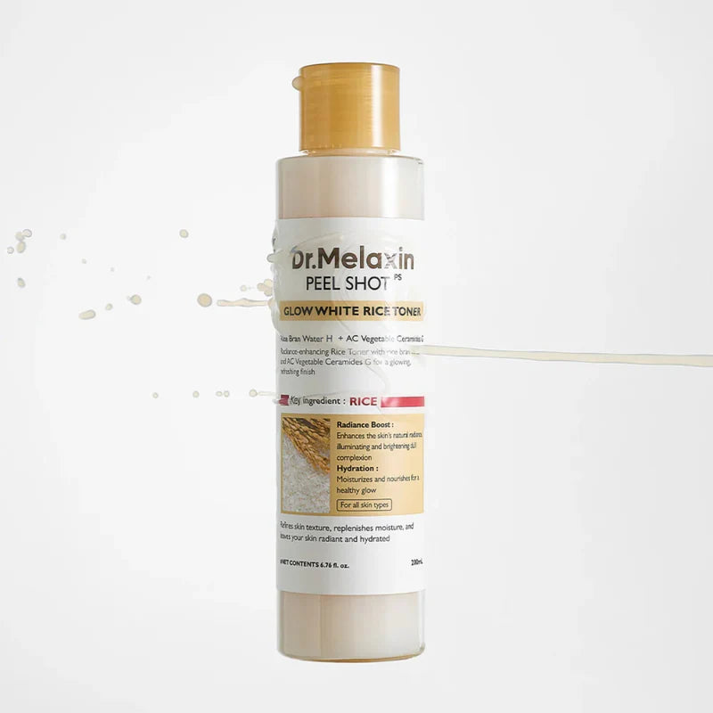 [Dr. Melaxin] Peel Shot Glow Rice Toner 200ml