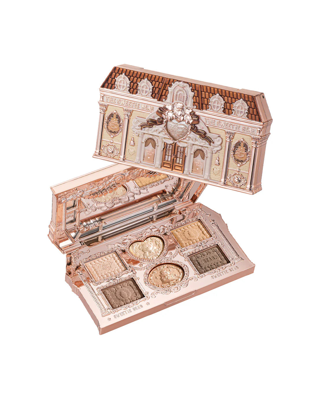 [Flower Knows] The Sweetie Bear 6-Color Makeup Palette  01 Buttery Croissant
