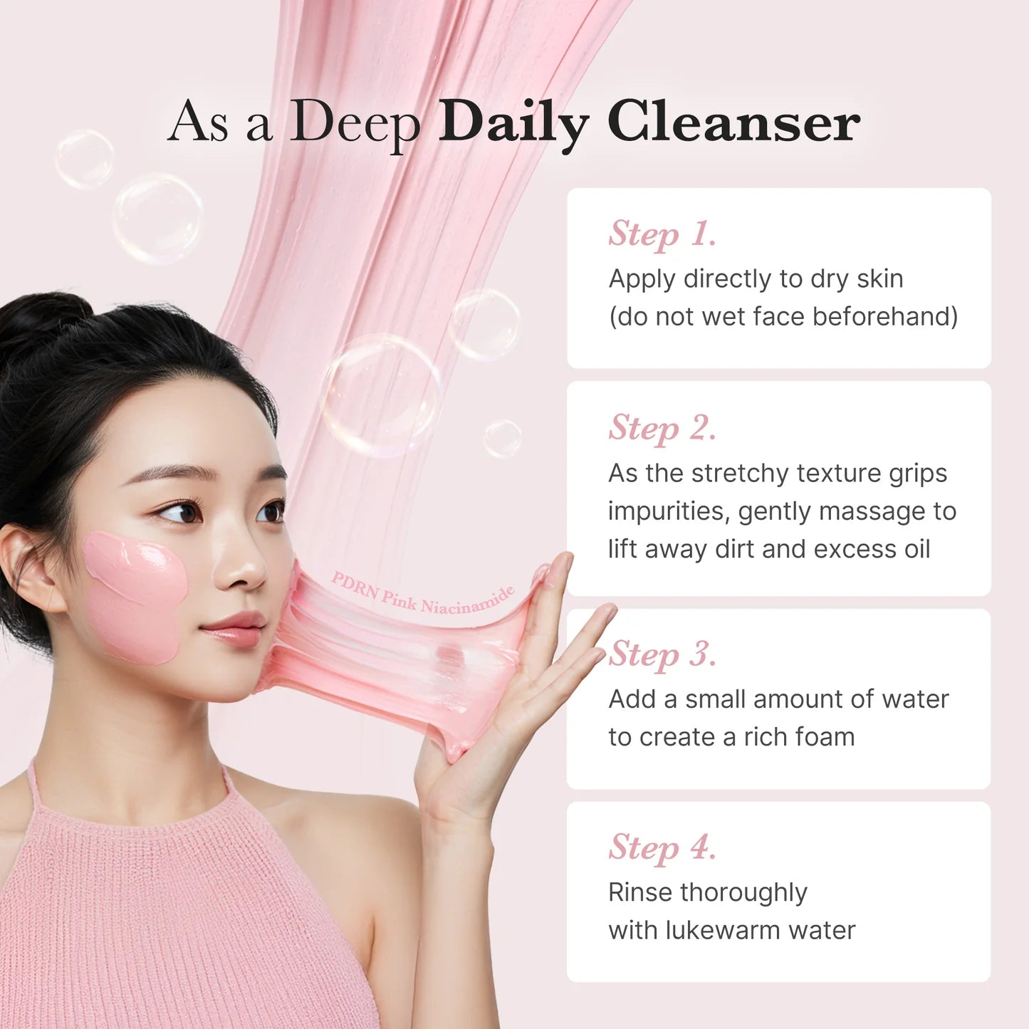 [medicube] PDRN Marshmallow Whip Cleanser