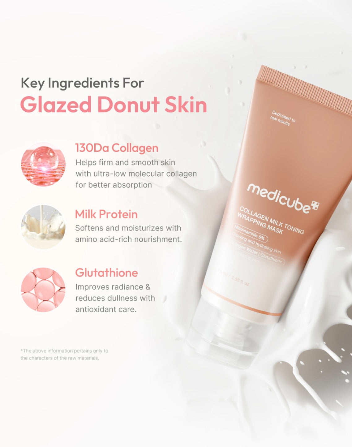 [MEDICUBE] Collagen Glazed Milky Glow Daytime Wrapping Mask