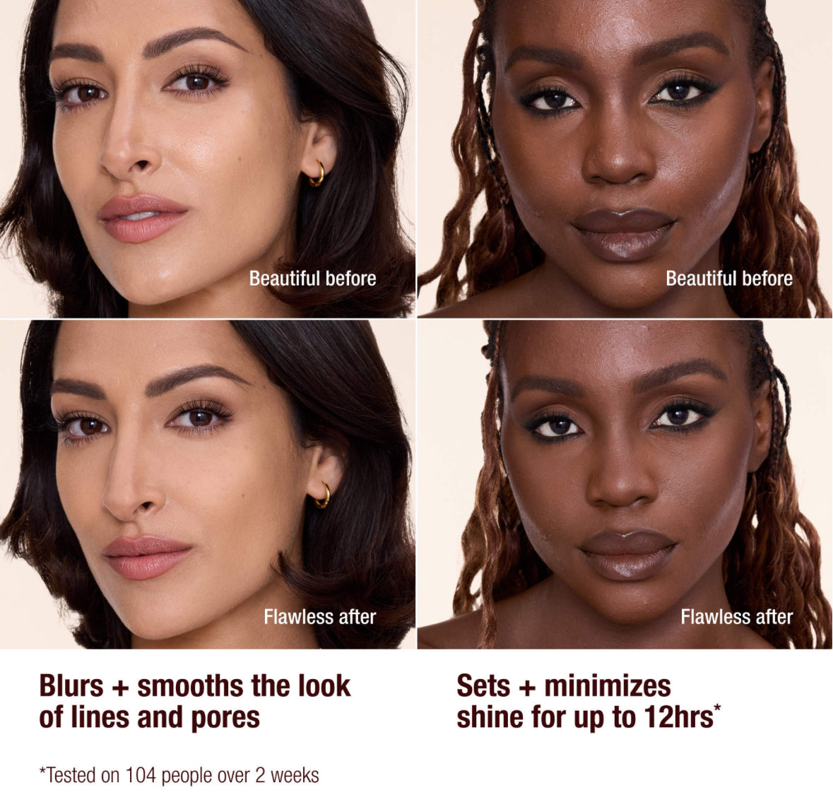 [Charlotte Tilbury] Mini Airbrush Flawless Finish Refillable Blurring & Setting Powder/ 1 Fair