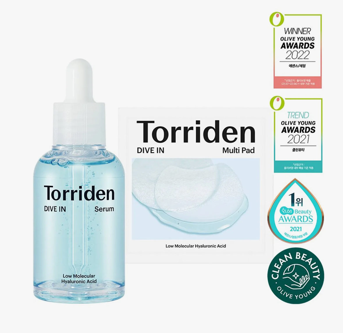 [Torriden] Dive In Serum 50mL Special Set (+Multi Pad 10P)*BAJO PEDIDO*