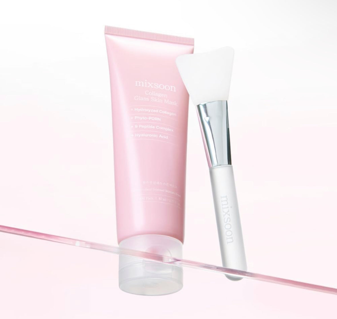 *NEW* [Mixsoon] Collagen Glass Skin Mask Peel off Facial 80ml + FREE APPLICATOR