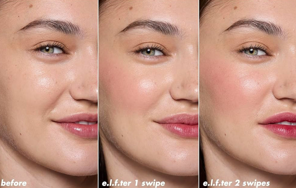 [e.l.f] Sheer For It Blush Tint- Left On Red