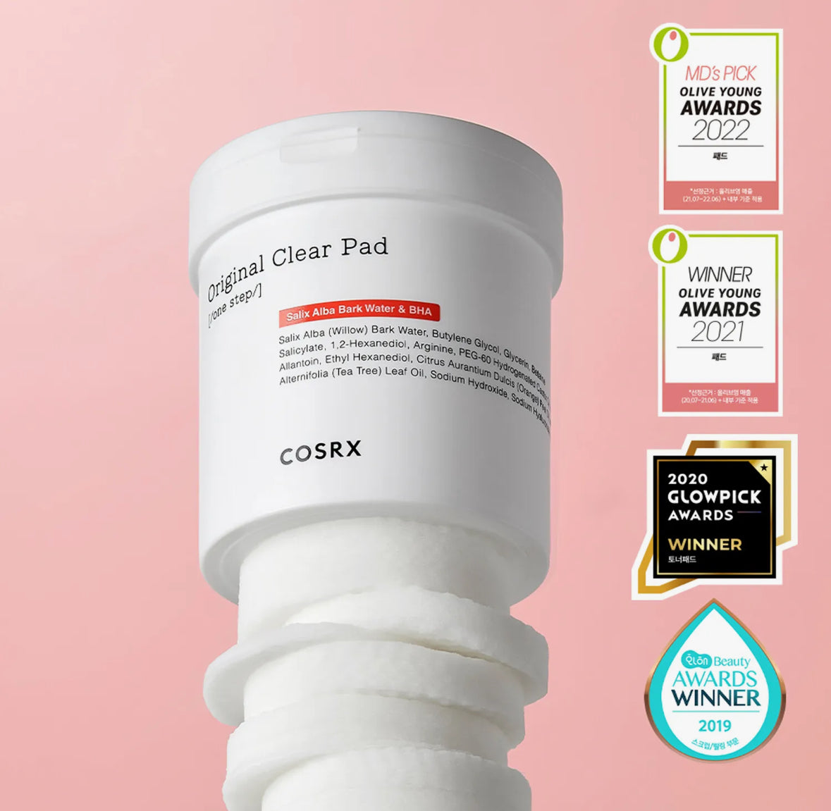 [COSRX] One Step Original Clear Pad 90pcs