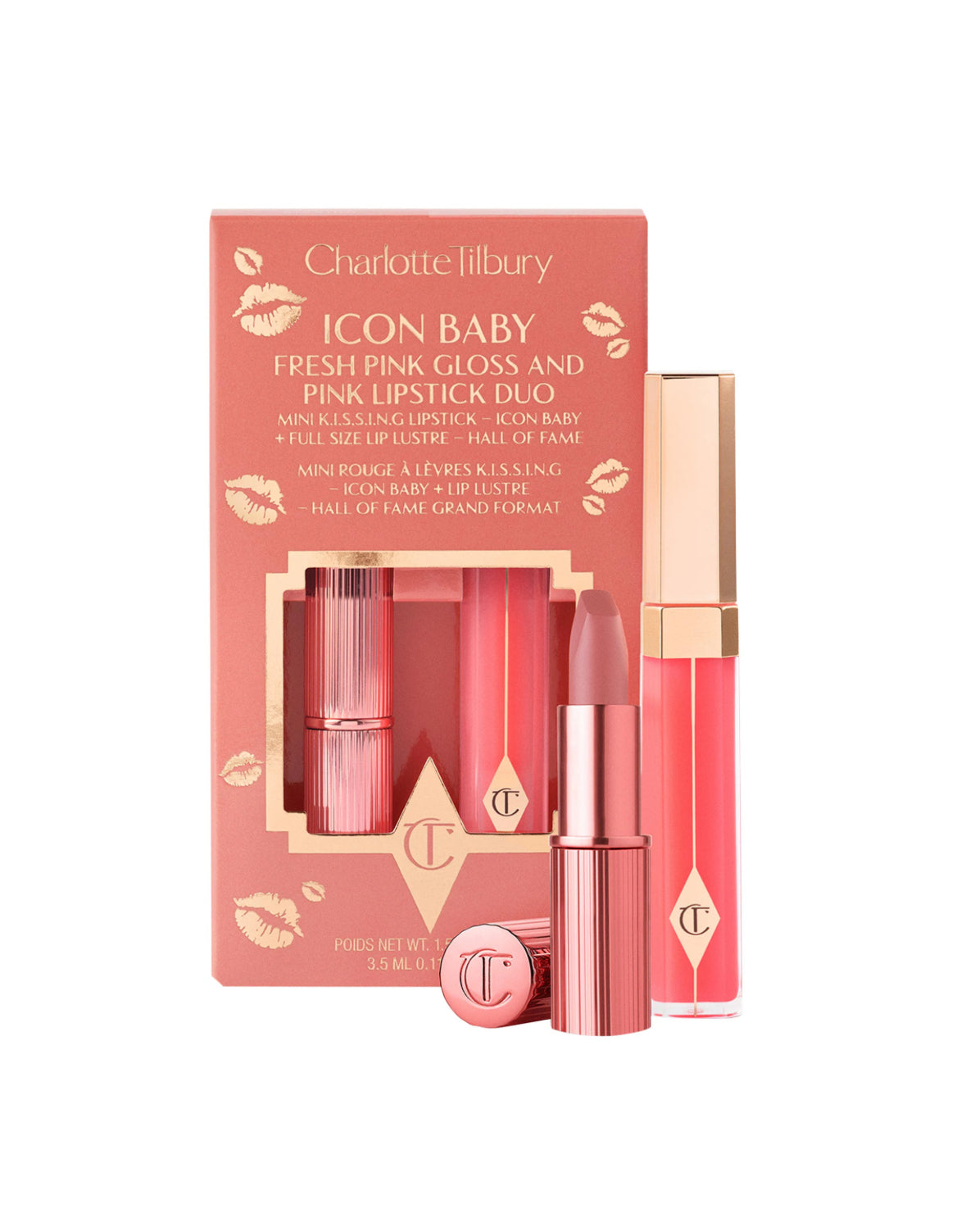 Charlotte Tilbury Lip Gloss Duo ICON BABY
