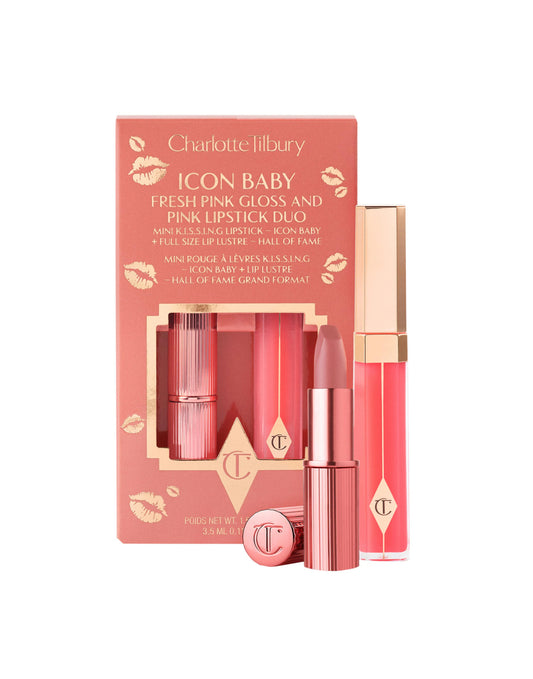 Charlotte Tilbury Lip Gloss Duo ICON BABY