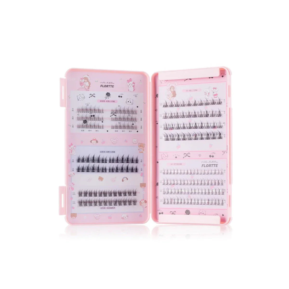 Flortte Estuche Set 5 In 1 Pestañas Eyelashes