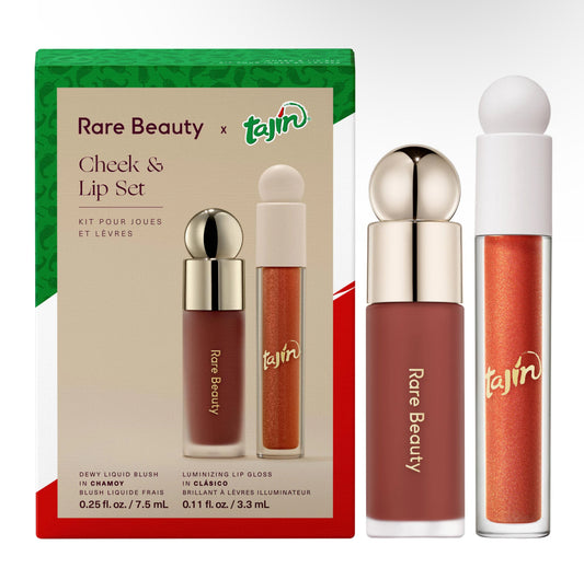 Rare Beauty x Tajin Soft Pinch Liquid Blush & Positive Light Luminizing Lip Gloss Duo Set *BAJO PEDIDO*