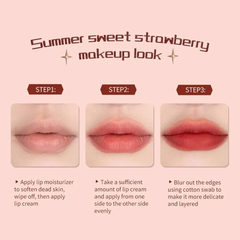 Strawberry Rococo Cloud Lip cream Tint Flower Knows