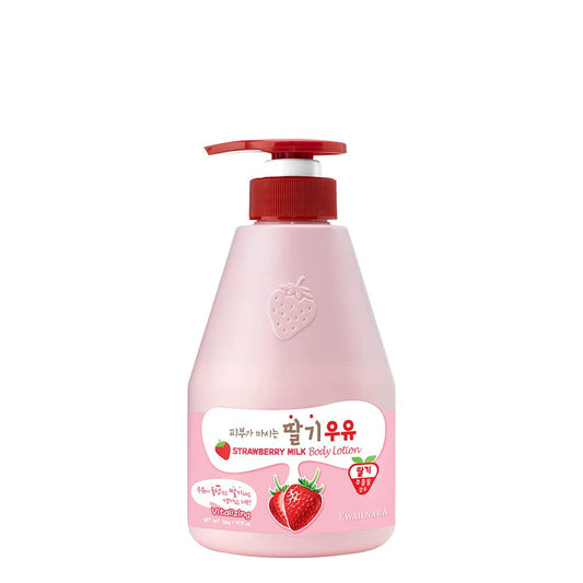 [Kawailnara] Milk Strawberry Body Lotion  550ml