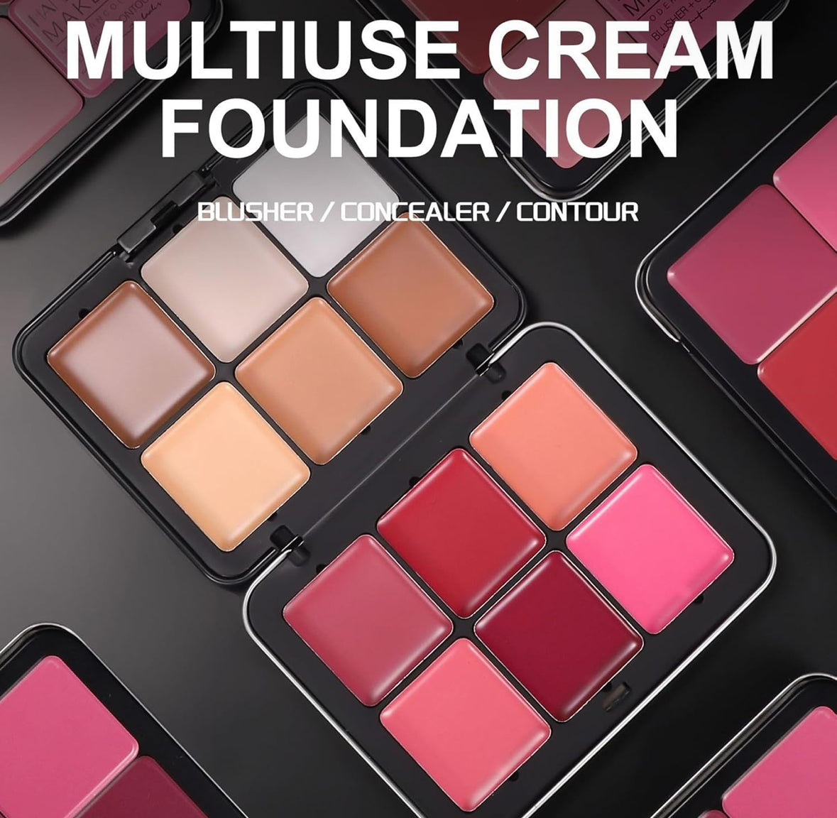 [AOZ] 12 Colors Cream Blush Palette