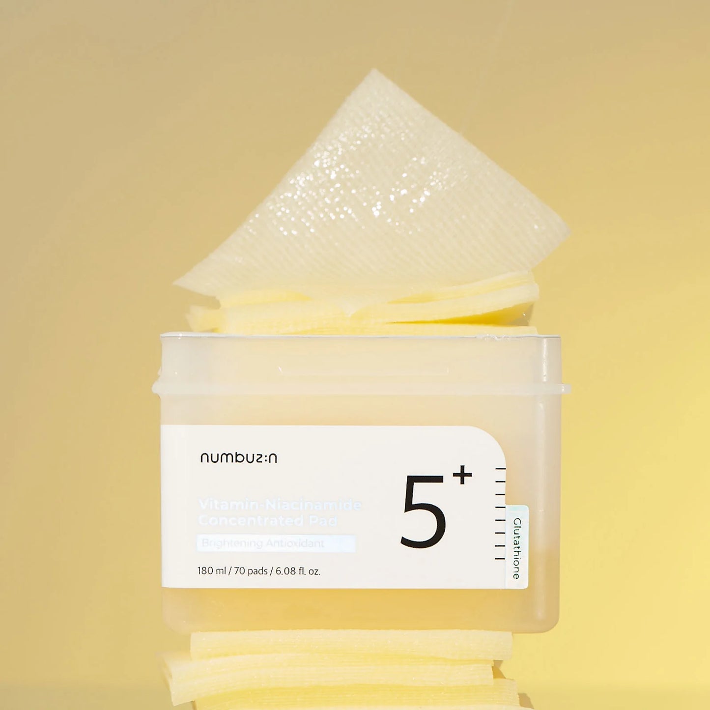 Numbuzin- No.5+ Glutathione Vitamin Concentrated Toner Pads
(70Pads)