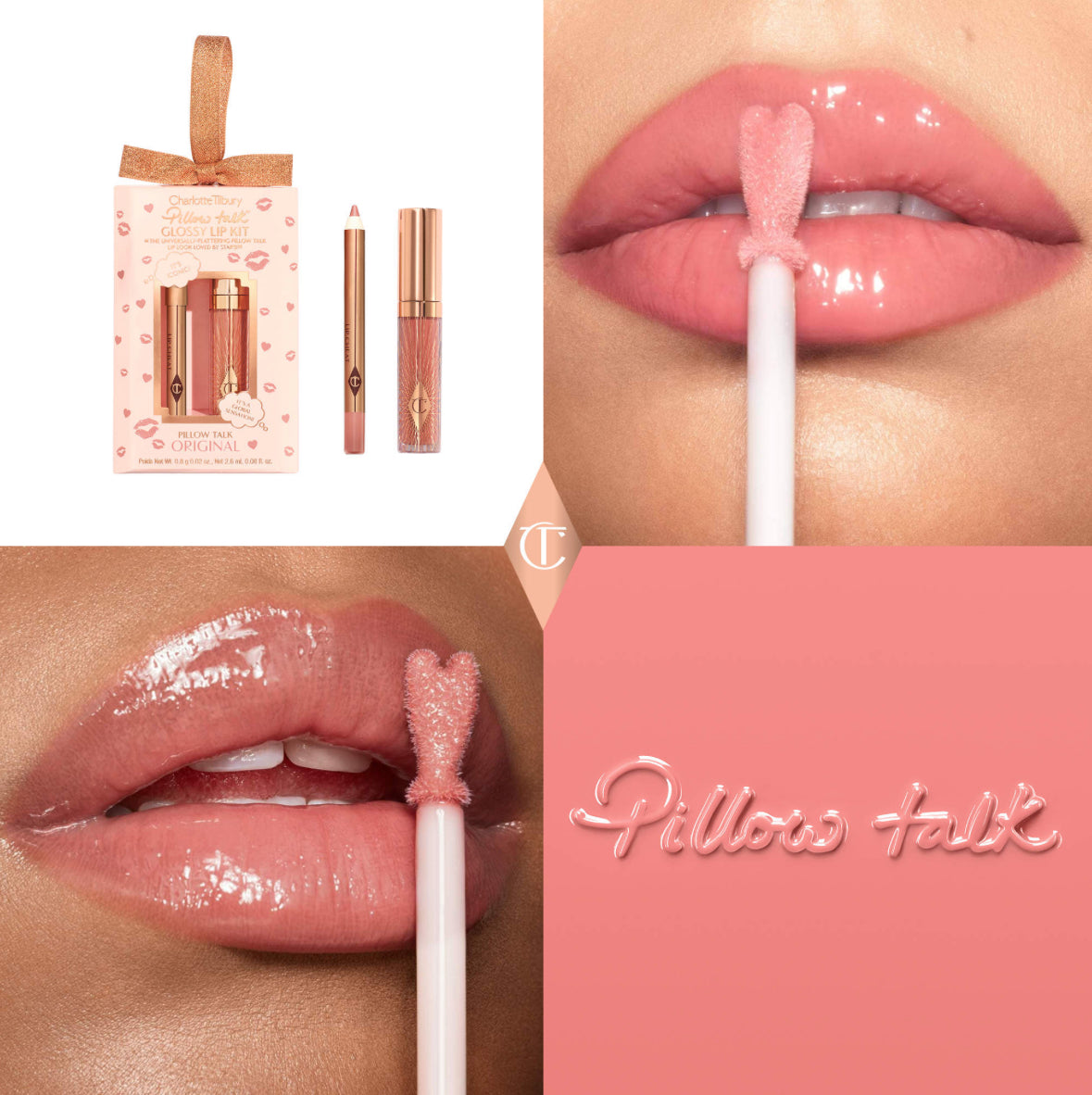 [Charlotte Tilbury] Mini Pillow Talk Glossy Lip Duos *PRE-ORDEN*