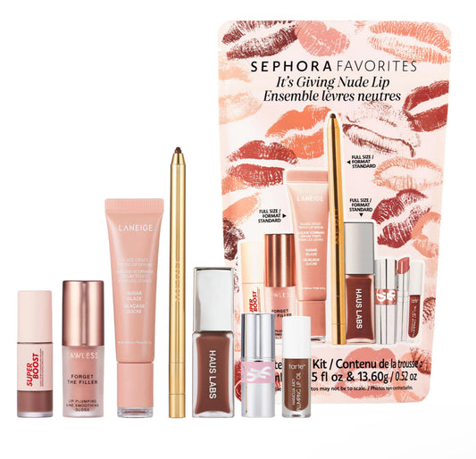 Sephora Favorites It's Giving Nude Lip Makeup Value Set *BAJO PEDIDO*