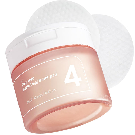 No. 4 Pore Zero Peeled Egg Toner
Pad- Numbuzin