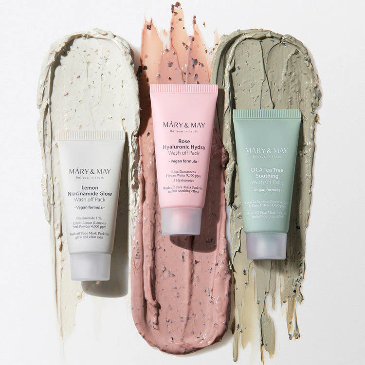 [Mary&May] Vegan Wash off Mask Mini Gift Set