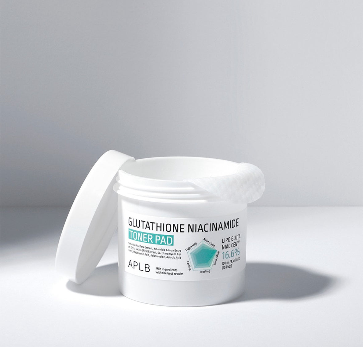 [APLB] Glutathione Niacinamide Toner Pad (60 pads)