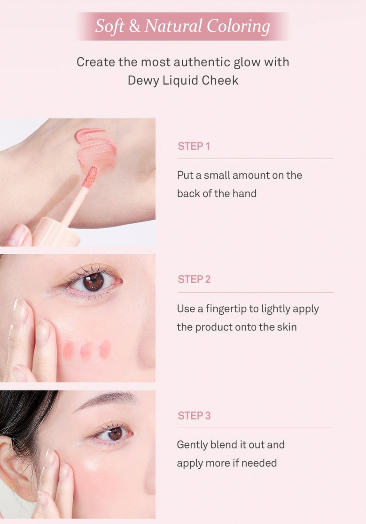 [hince] Dewy Liquid Cheek - #02 Sunlit Peach