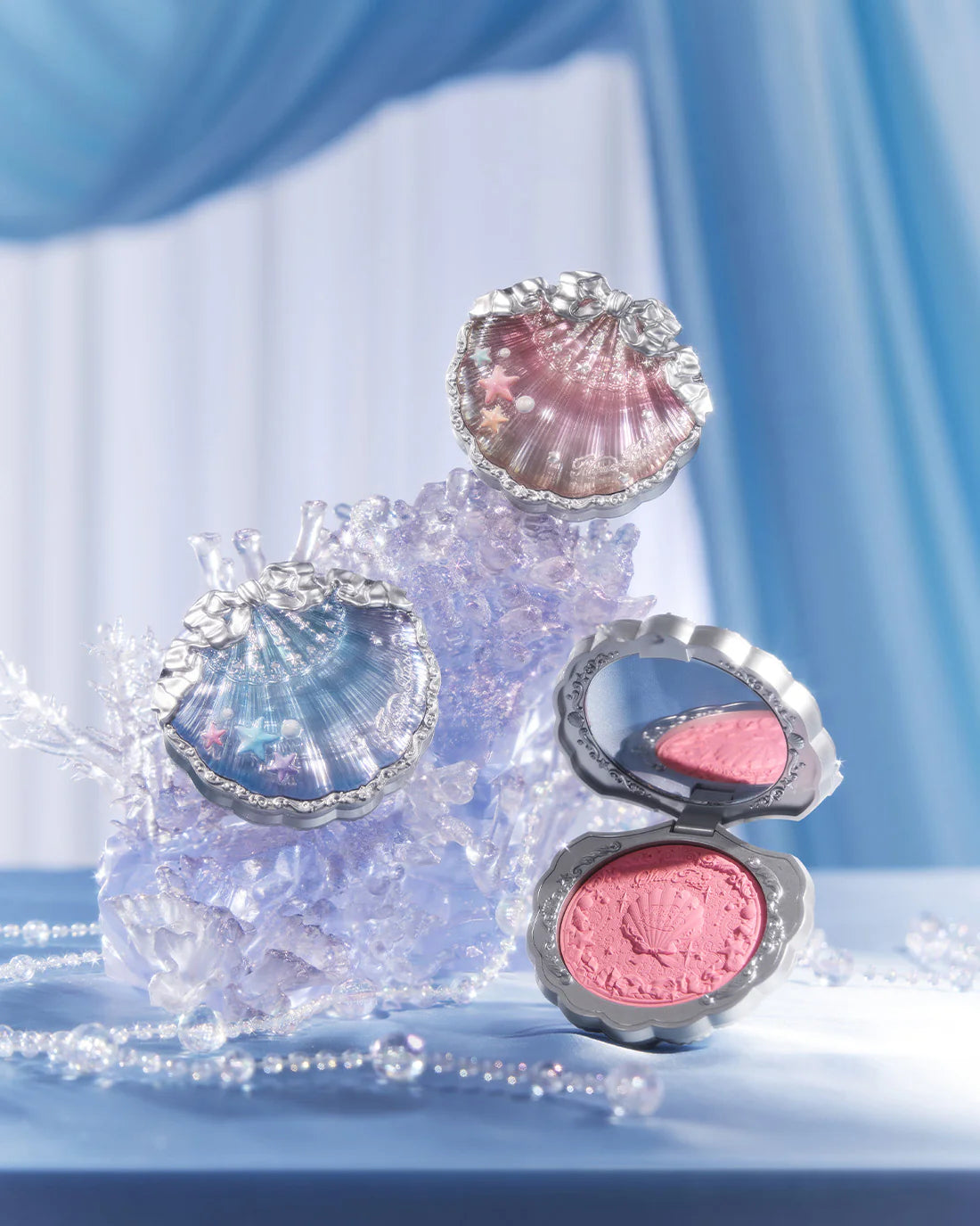 [Flower knows] Shell Pearl Collection Silk Shell brush- 05 Strawberry Bubble