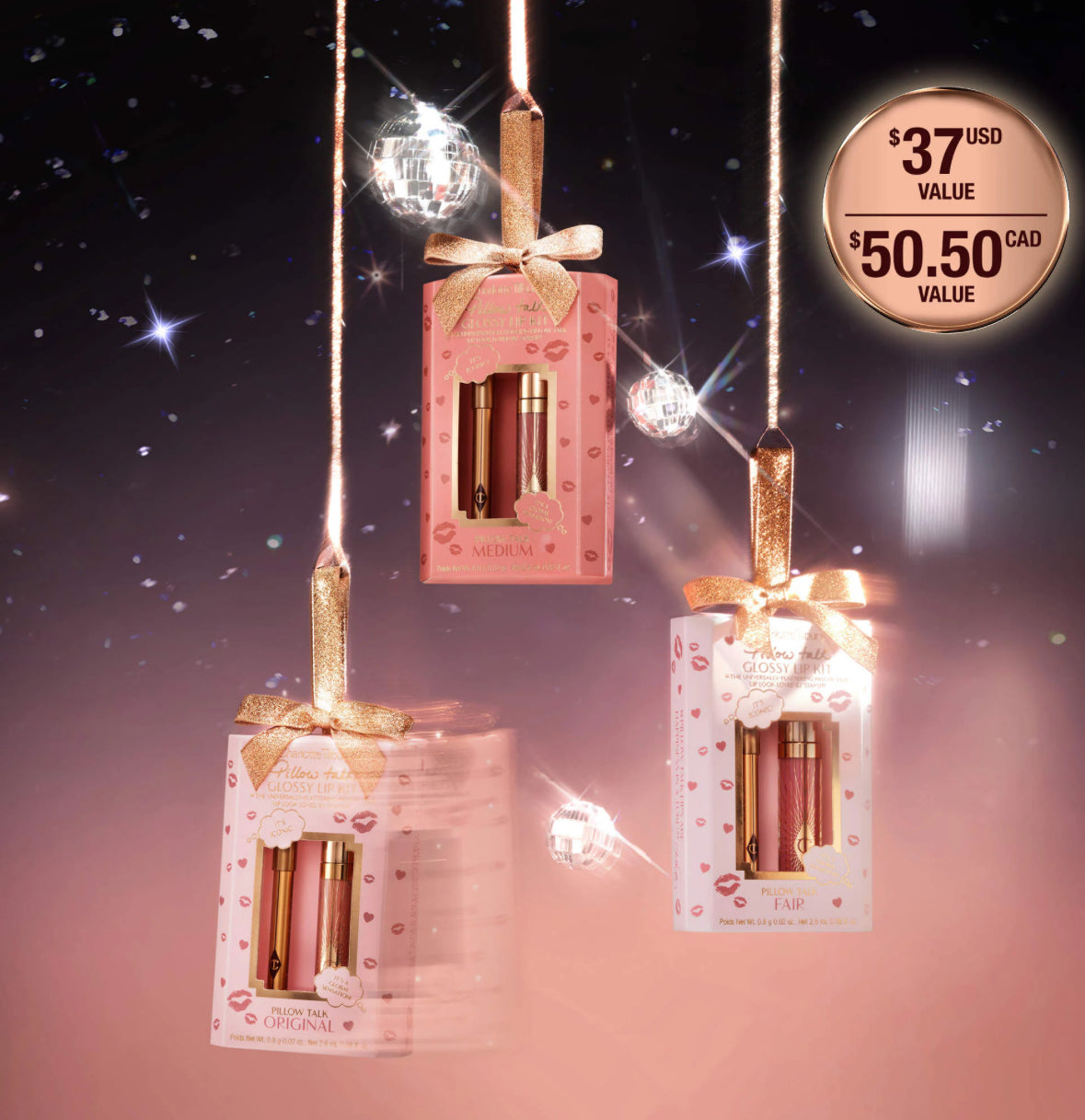 [Charlotte Tilbury] Mini Pillow Talk Glossy Lip Duos *PRE-ORDEN*