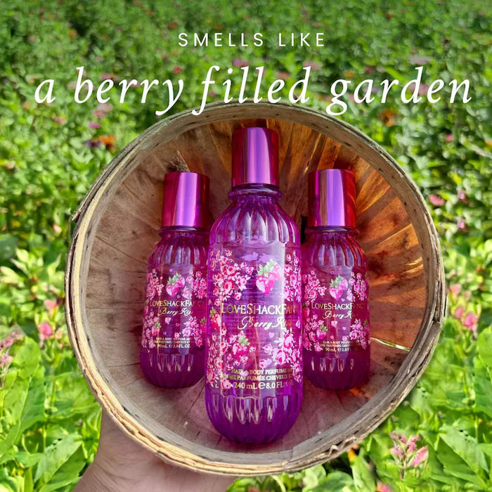 [LoveShackFancy] Mini Berry Kiss Hair & Body Perfume Mist with Marshmallow *PEDIDO*