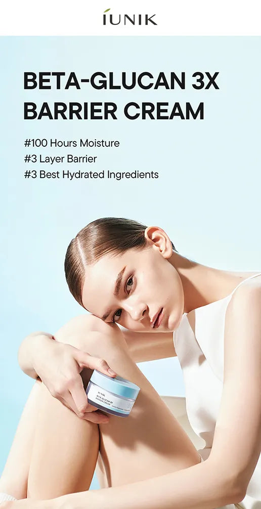 [iUNIK] Beta Glucan 3X Barrier Cream 50ml