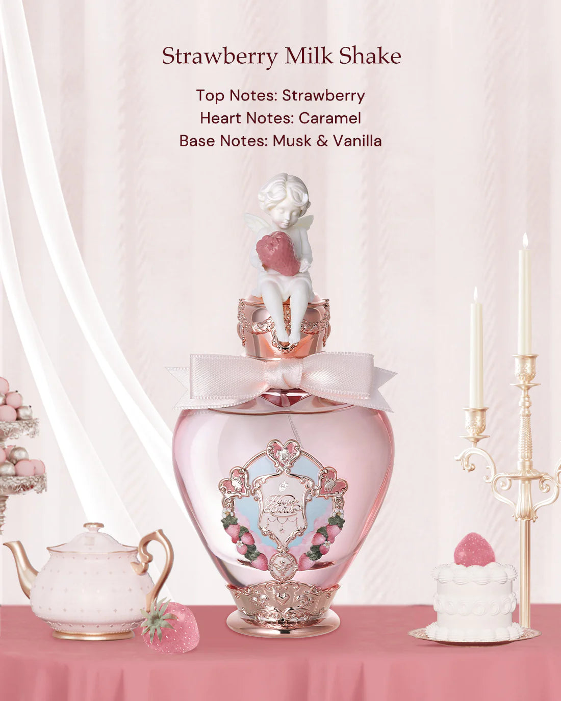 [Flower Knows] Strawberry Cupid Perfume-Strawberry Milk Shake
