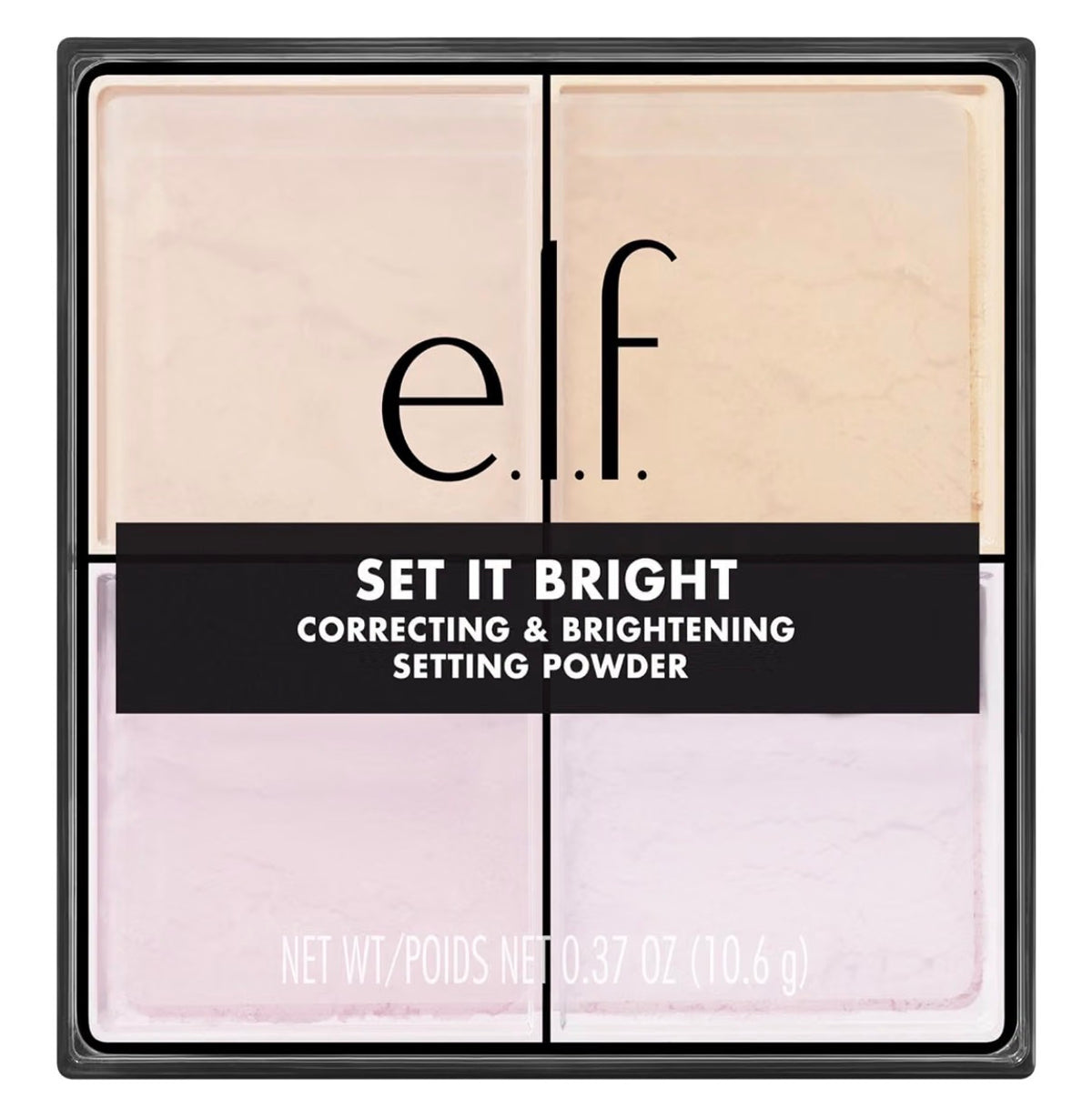 e.l.f. Set it Bright Powder Quad-Light Medium
