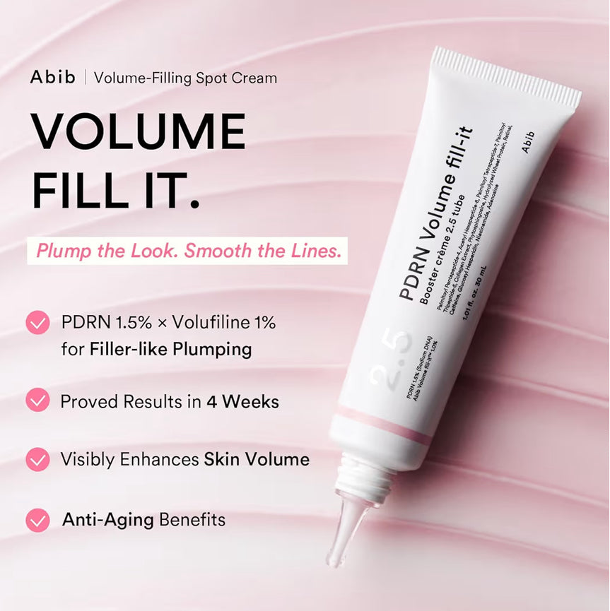 [Abib] PDRN Volume fill-it Booster Cream 2.5 tube