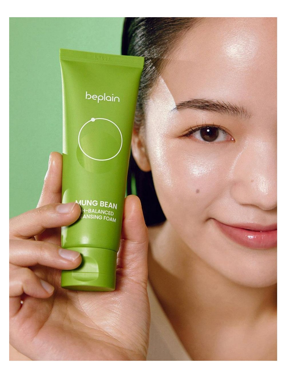 [beplain] Mung Bean Ph-balanced Cleansing Foam 80ml