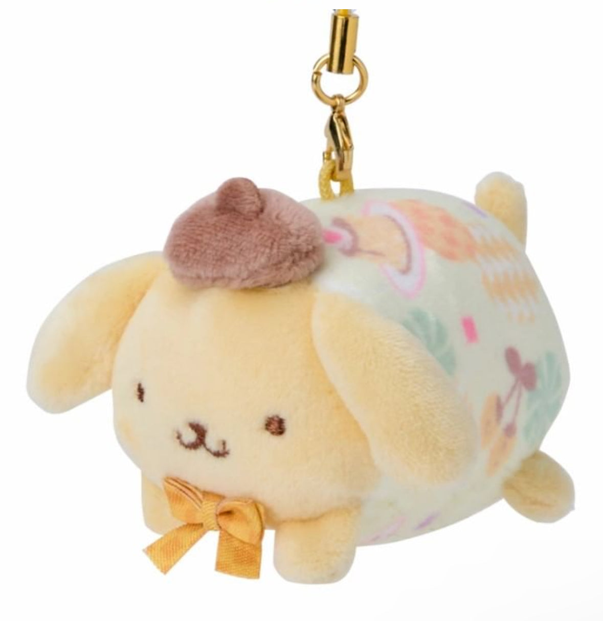 Sanrio - Pompompurin Mascot Strap / Keyring (Nagomi Pastel Series)