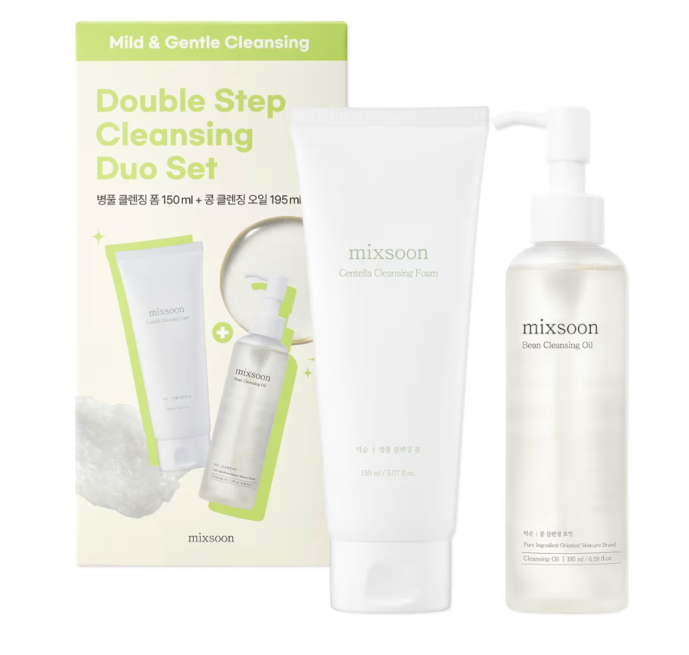 [MIXSOON] Double Cleansing Set 2-Step Wash Set