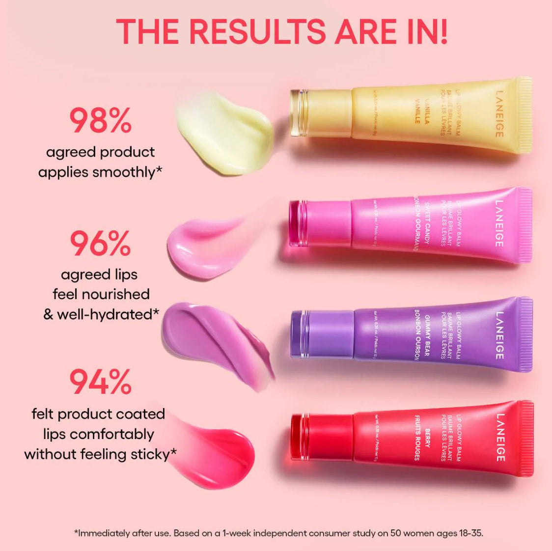 [LANEIGE] Mini Lip Glowy Balm Set *BAJO PEDIDO*