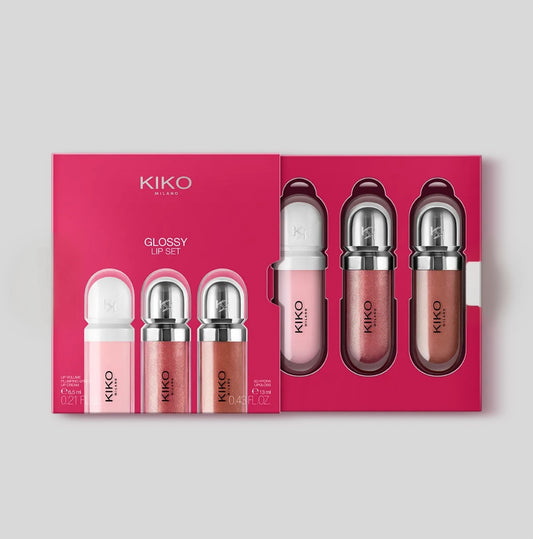 [Kiko Milano] Edición limitada Glossy Set *BAJO PEDIDO*