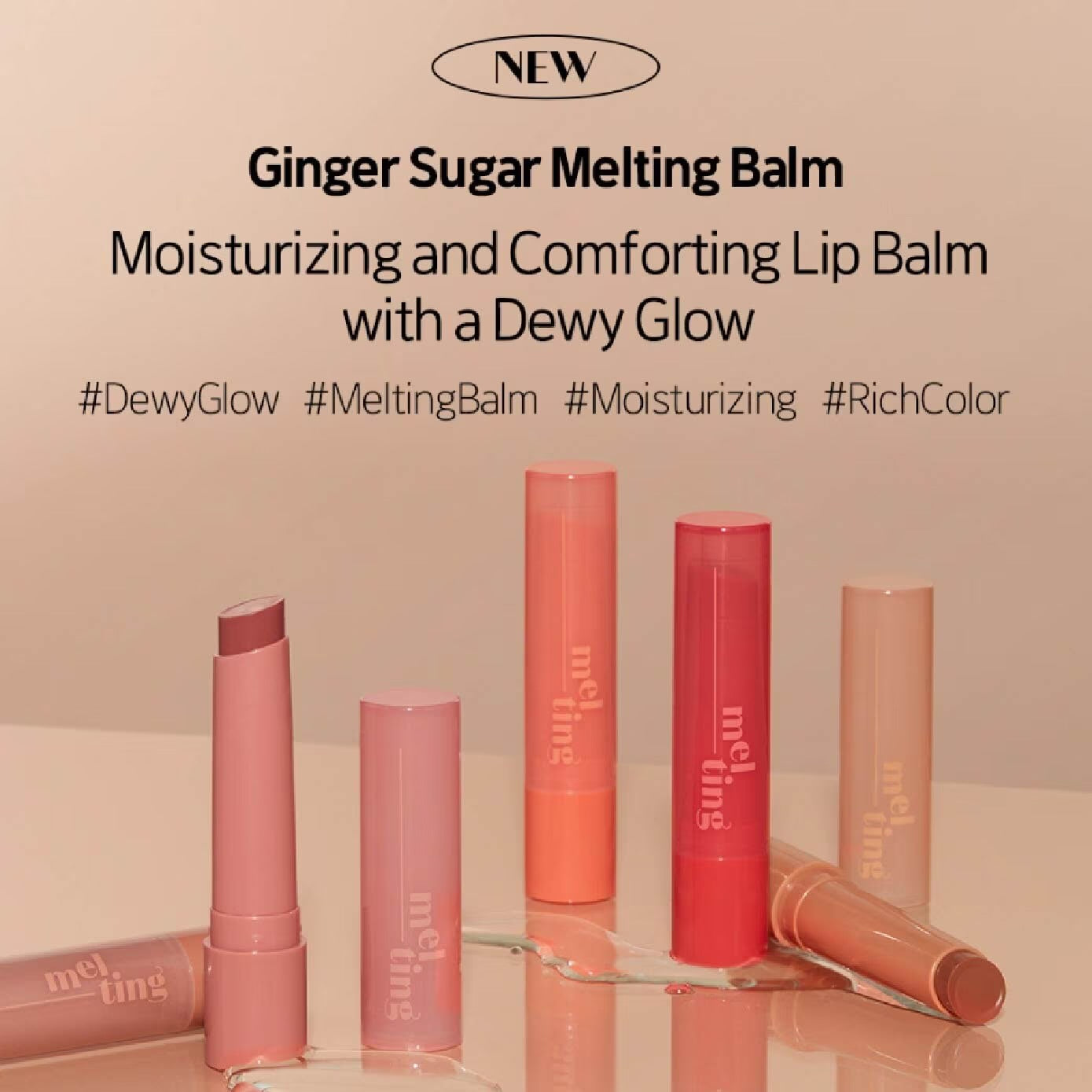 [Etude] Ginger Sugar Melting Balm - #02 Soft Mauve