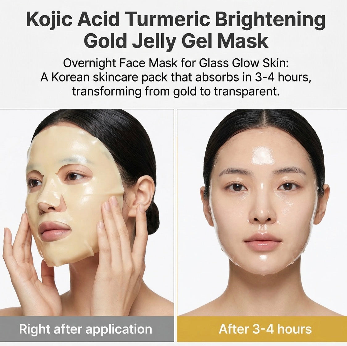 [Medicube] 4EA Kojic Turmeric Gel Mask