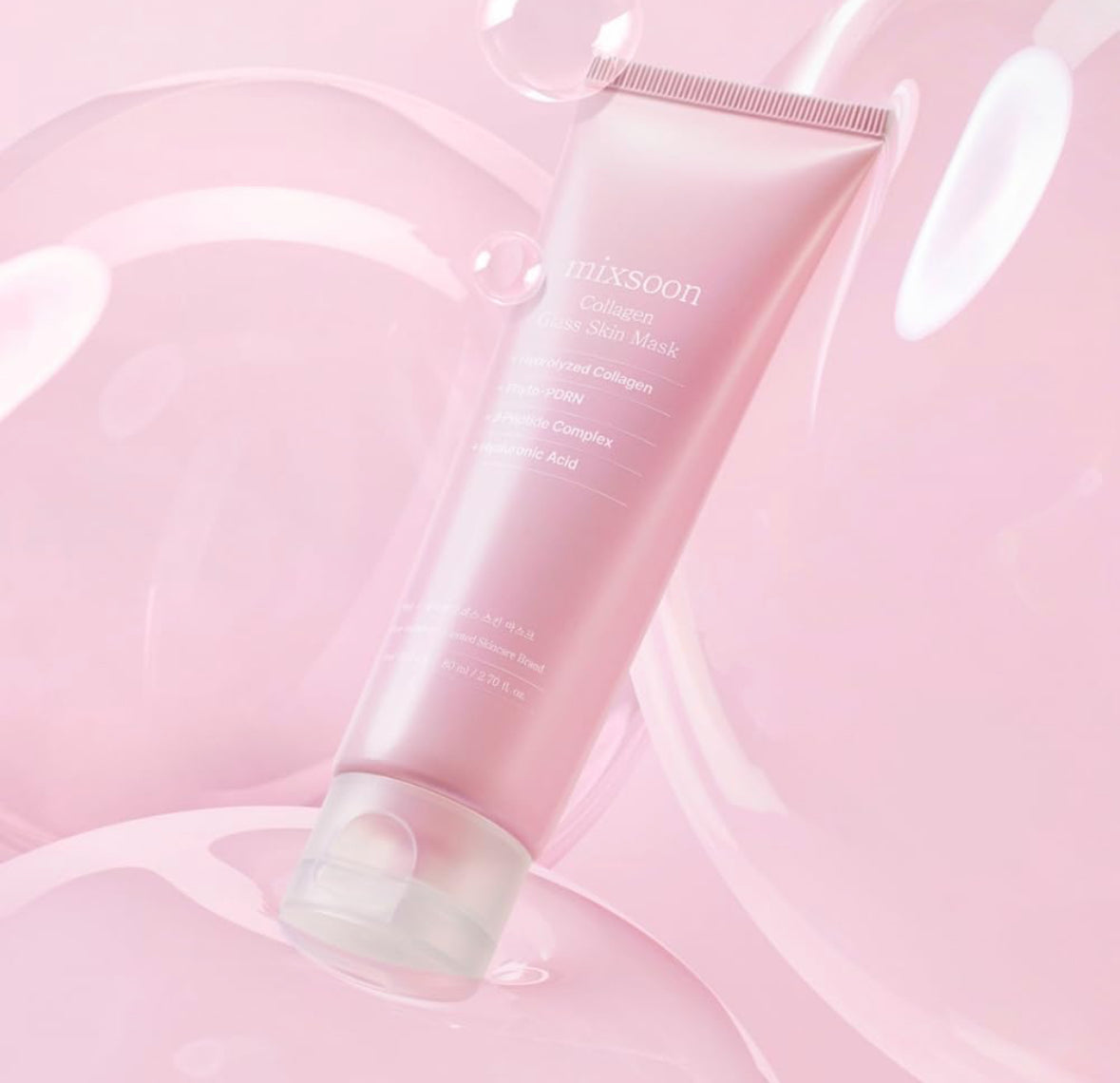 *NEW* [Mixsoon] Collagen Glass Skin Mask Peel off Facial 80ml + FREE APPLICATOR