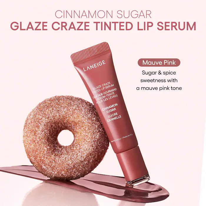 [LANEIGE] Glaze Craze Donut Delight Hydrating Tinted Lip Serum Duo *BAJO PEDIDO*