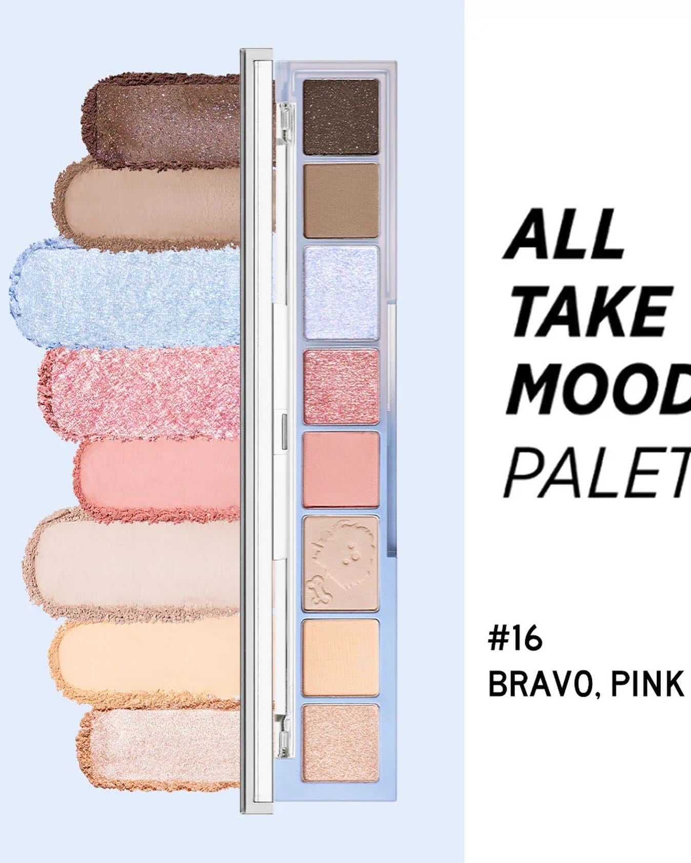 PERIPERA All Take Mood Palette #Bravo, Pink Puppy