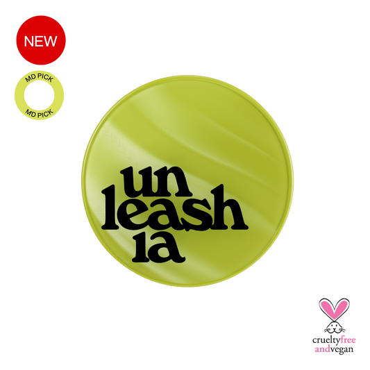 UNLEASHIA Satin Wear Healthy Green Cushion