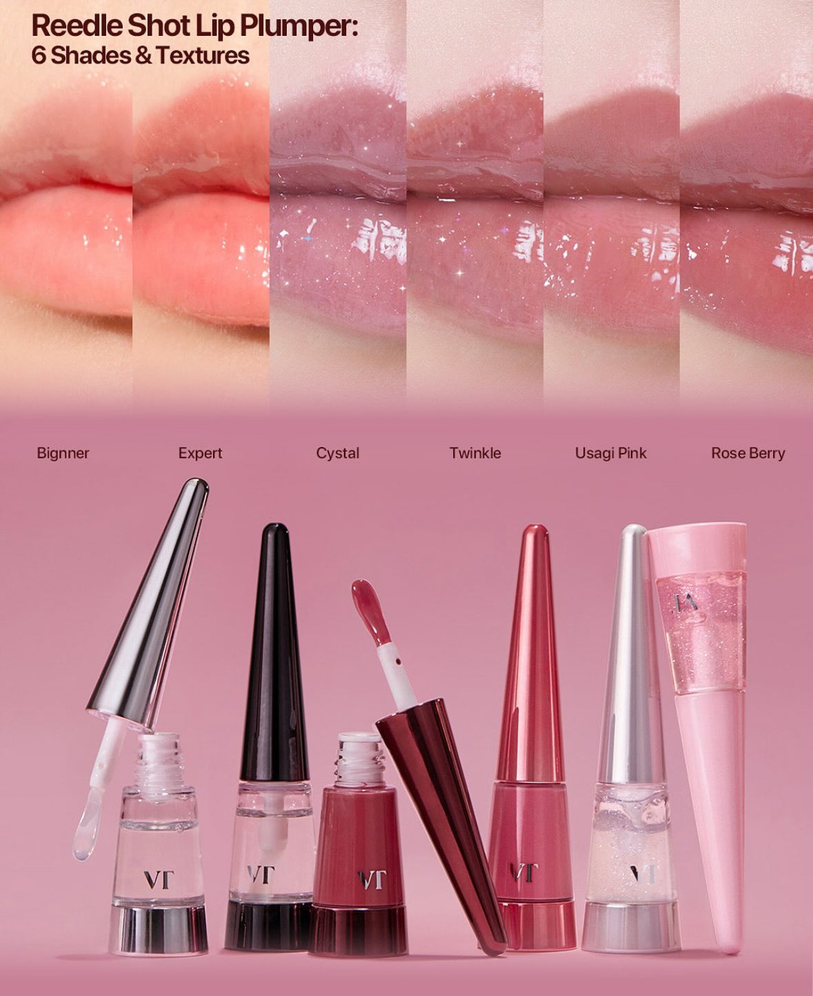 [VT Cosmetics] Reedle Shot Lip Plumper Rose
Berry